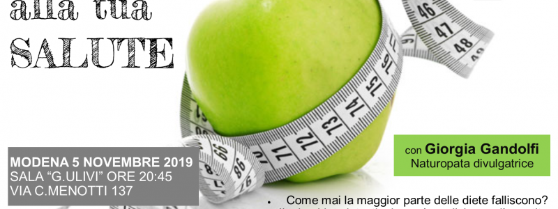 dai PESO alla tua SALUTE: conferenza a Modena dai PESO alla tua SALUTE: conferenza a Modena